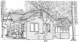 Michigan Summer Cottage: Drawing