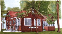 Michigan Summer Cottage: Painting